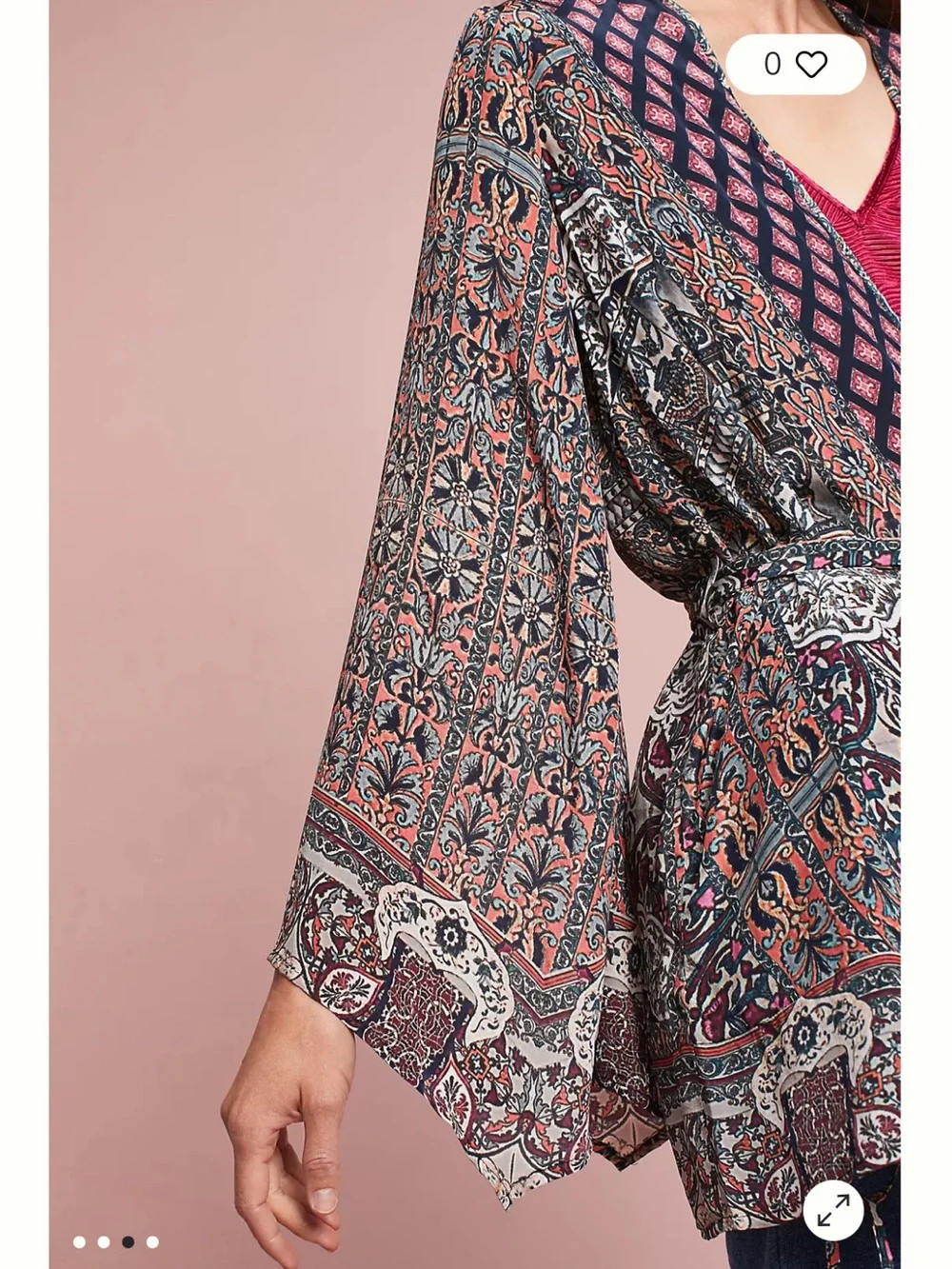 Anthropologie Melissani Wrap Kimono